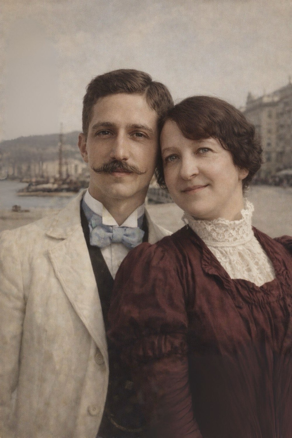 Milivoj Berberović and Mileva Trifić, AI-generated image